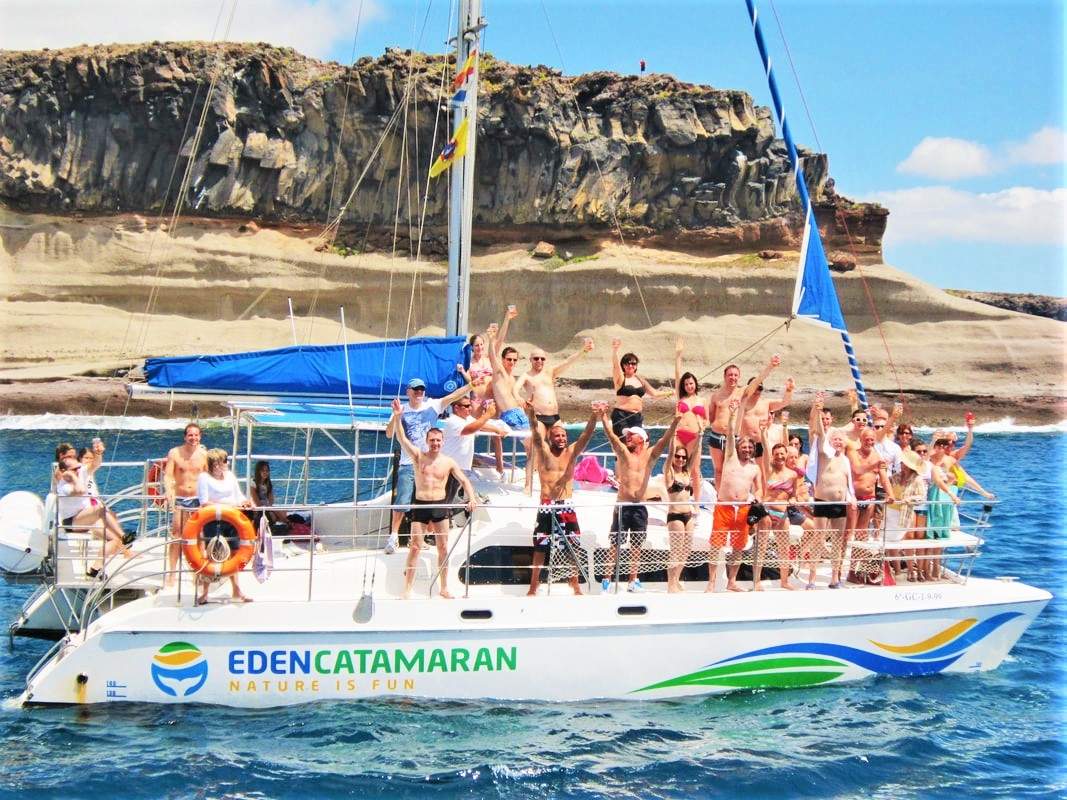Excursion de 3 heures avec le catamaran Eden pour voir les dauphins et/ou les baleines